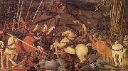 UCCELLO, Paolo The Battle of San Romano oil